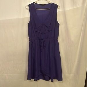BeBop purple blue tie waist dress with pockets sz Juniors XL